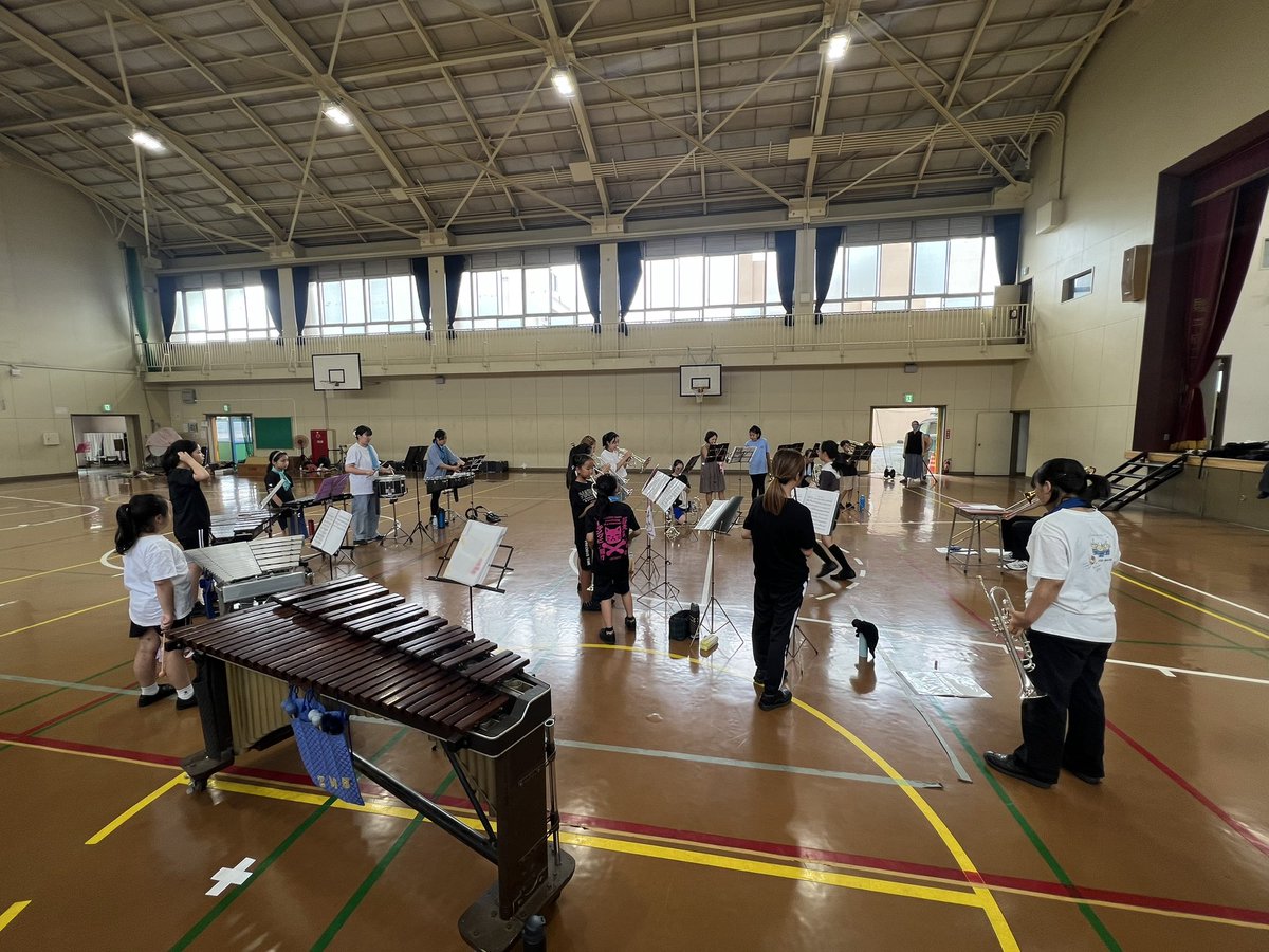 ８月最後の練習です‼️