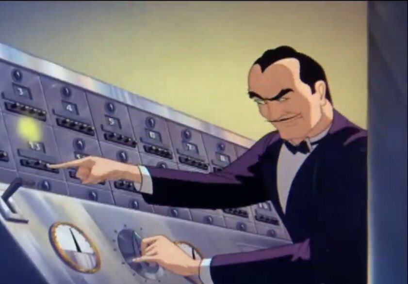 AarontheWise's tweet photo. #superman villain #DrIvo. Left: 1940s cartoon. Right: #MyAdventuresWithSuperman. Talk about an upgrade with animation & his technology. #CartoonNetwork #adultswim #Toonami #dccomics #robotics #Engineering #comicbooks @missnotyou @brutalpuncher1 @orcatwar98 @JJRavenation52 https://t.co/TUD6WLMR5a