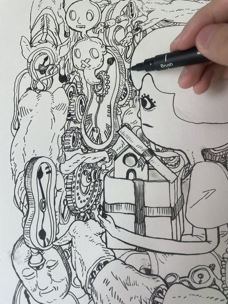 DewyNft's tweet photo. GM ,Sunday!
Processing the illustration
I’m pretty fun 🤩
#wip #NFTCollection https://t.co/amilDnXIqY