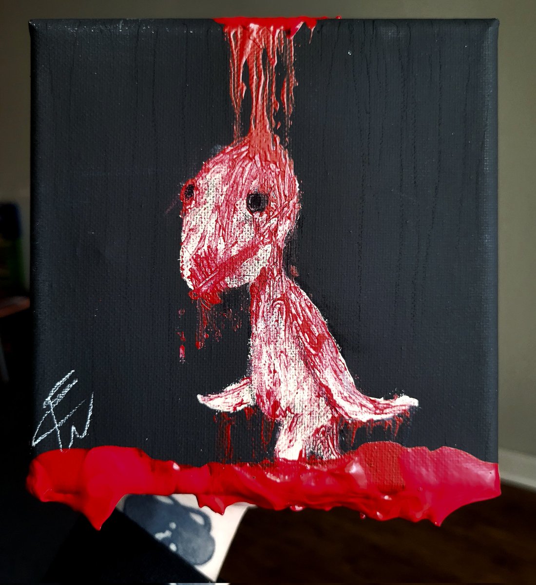 ADHBeee's tweet photo. #acrylicpainting #pastels #charcoal
"Bruh, did you just art?"
"Sorry, i couldn't keep it in."
"Gross." https://t.co/rSGYctSHUU
