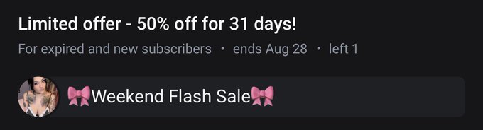 Only 1 sale spot left over on my VIP page 💗❤️ don&rsquo;t miss out on this amazing deal! I don&rsquo;t do half off