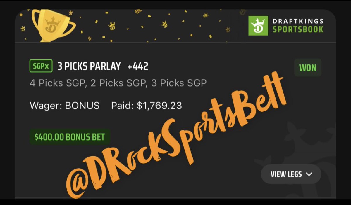 College Football Week 0 Treated me well! 

S/O to <a href="/DKSportsbook/">DraftKings Sportsbook</a> for the VIP bonus Bet! 

Tap in with me before next week! You don’t want to miss out on next weeks plays 🤑🌶️

#GamblingX
