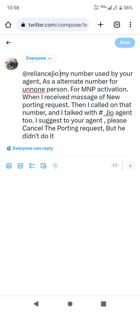 arbaj69's tweet photo. @reliancejio @JioCare @jio_bank @airtelindia @idea
my personal number used by your agent, As a alternate number for unnone person. https://t.co/2jwYNYhRAs