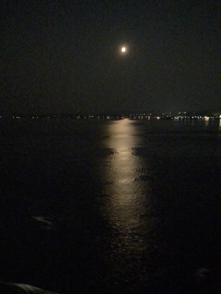 Tonight’s sunset just for you <a href="/BulmerMps/">MrBulmer</a> the view from our balcony, the back of the ship, the port side and the moon. Last night tonight - back to reality on Monday