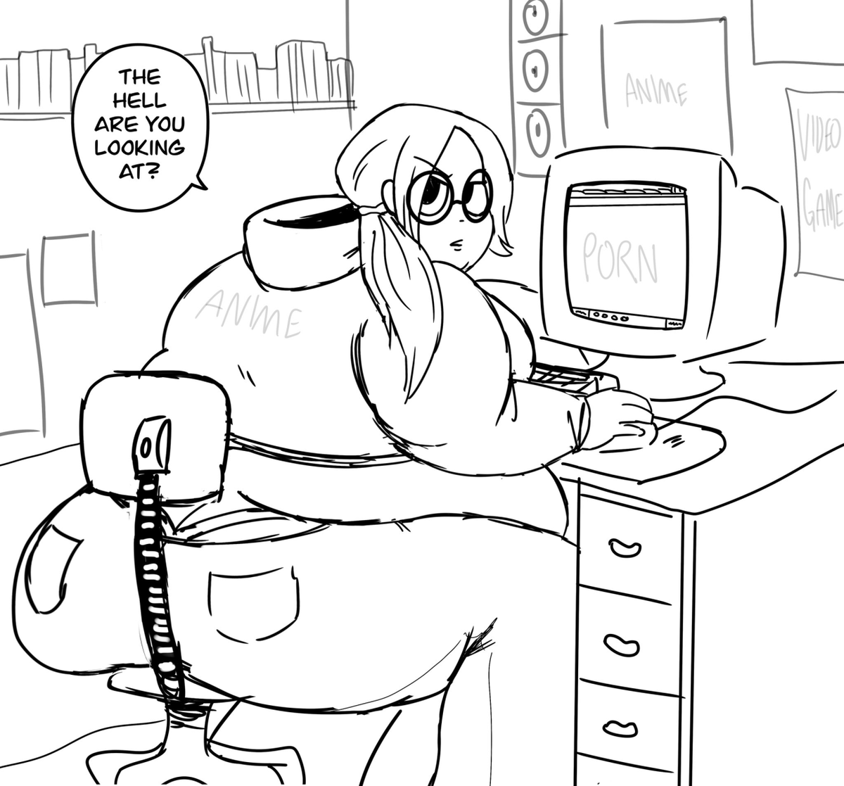 Fat_DTEA's tweet photo. sketch I commissioned from @JijaFat #breadmakesyoufat https://t.co/FUiiKSuXs1