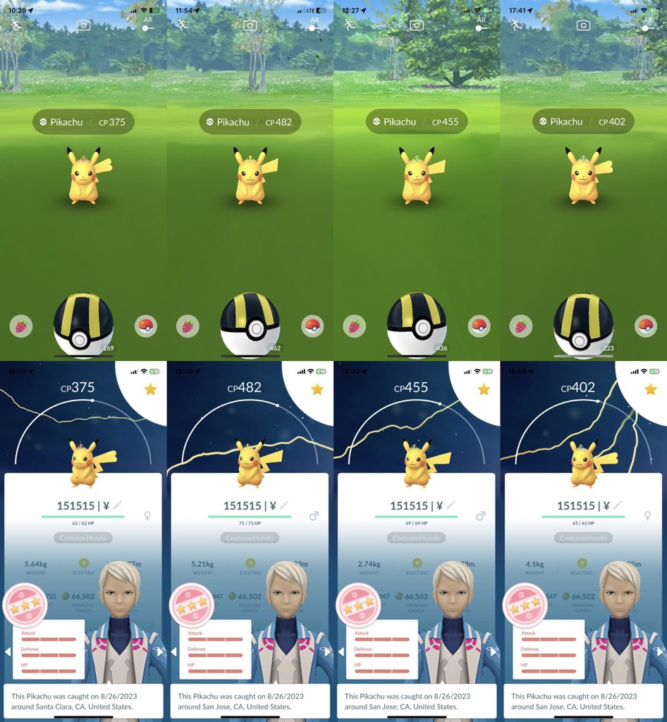 Four of a kind! 💎

#PokémonGo