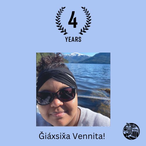 Four years ago Vennita joined our team as an Administrative Assistant. She’s now our Office Manager, our seasonal Camp Manager, and the big heart behind Bella Bella RAIN! Ǧiáxsix̌a for being in our corner Vennita!