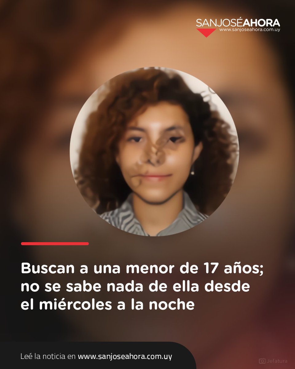 🔴 Buscan a una menor de 17 años; no se sabe nada de ella desde el miércoles a la noche La Jefatura de Policía solicitó la colaboración de la población para dar con el paradero de Shuomara Nicole Castro Álves de 17 años, quien falta de su hogar desde la noche del 23 de agosto.…