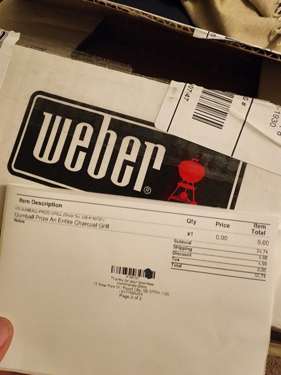 9monsoon's tweet photo. @kommandostore I walked by this package in my lobby 3 times looking for my delivery you cheeky bastards https://t.co/O0NBz6iWof