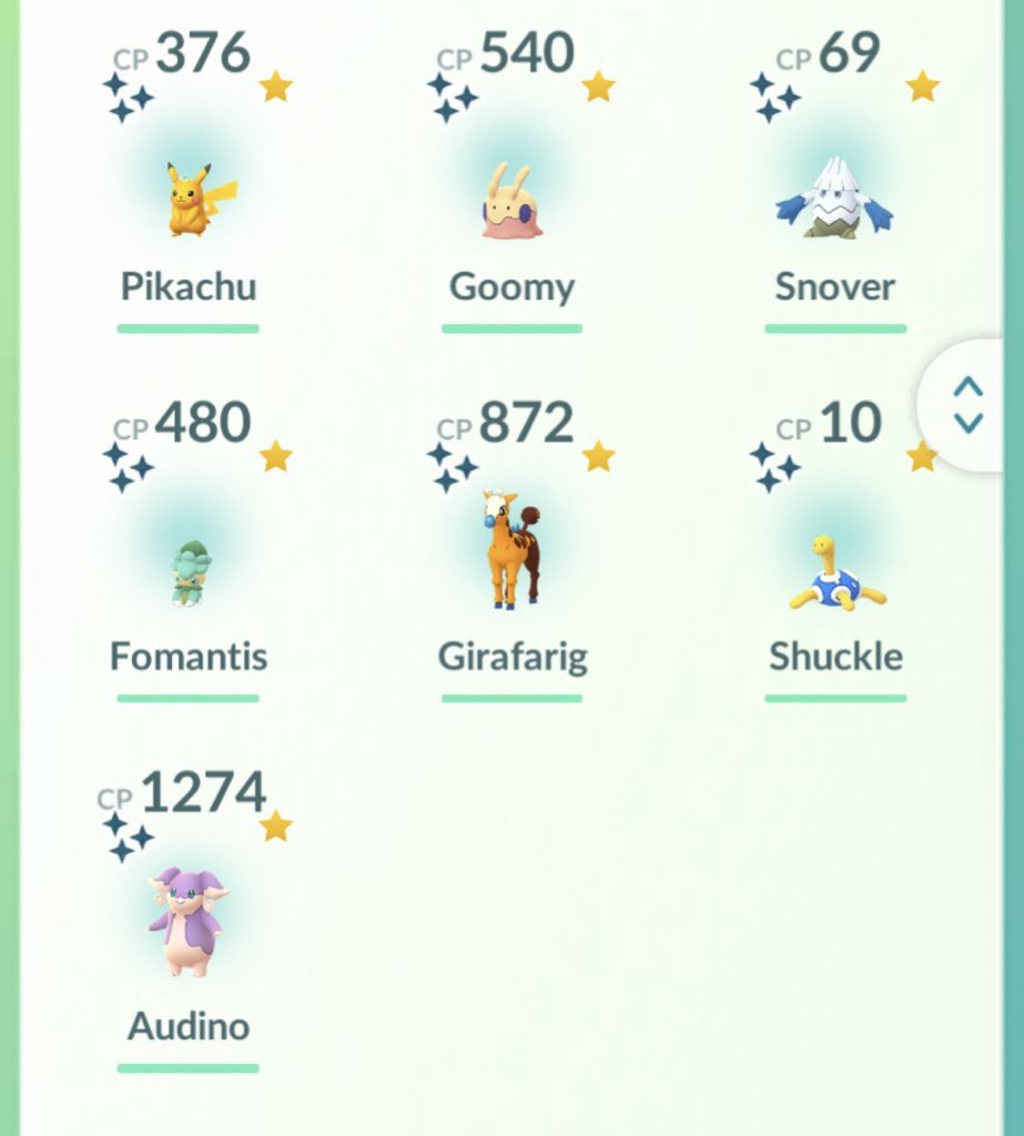 16 shinies today for pokemon go fest day one!! i’m shocked i was able to get two more shiny kyogres because they were not my focus at all. i don’t even wanna talk about how long that shiny groudon took me #PokemonGO #PokemonGOFest2023 #ShinyPokemon