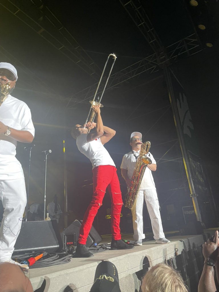 Dr_CWC's tweet photo. Scientists are people! We drink beers at basketball games, check out Lego art, attend Trombone Shorty shows, and go out of the way for some great seafood pasta! #scientists #fun #Summer2023 https://t.co/BFhcSRNcgs
