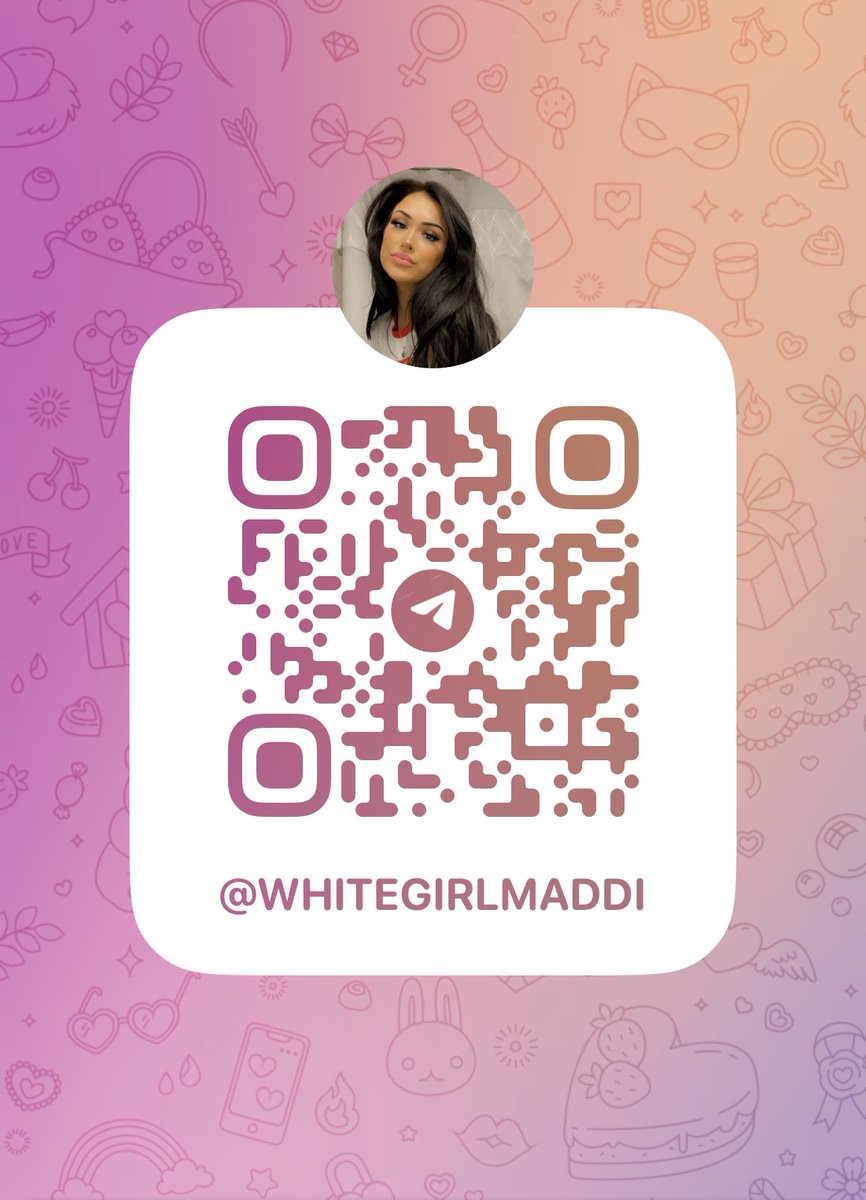 Add me on telegram for all the fun 😈