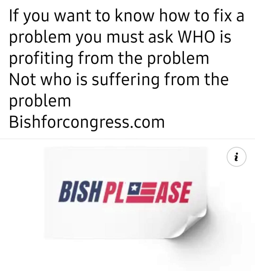 BishForCongress tweet picture