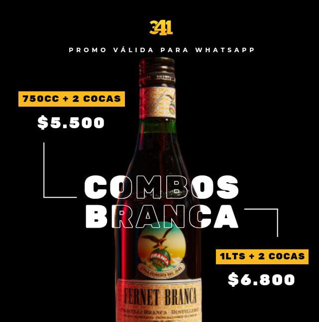 341delivery's tweet image. *BRANCA EN OFERTA HASTA AGOTAR STOCK* ❤️‍🔥🫶

¡Disfruta del sábado con un rico Fernet y  elegí el que más te guste! 🥳🤤

Pedinos por WHATSAPP al 3412156737 a un  *35% MÁS BARATO* que en cualquier App de Delivery.

¡Somos la noche rosarina! 🌃✨