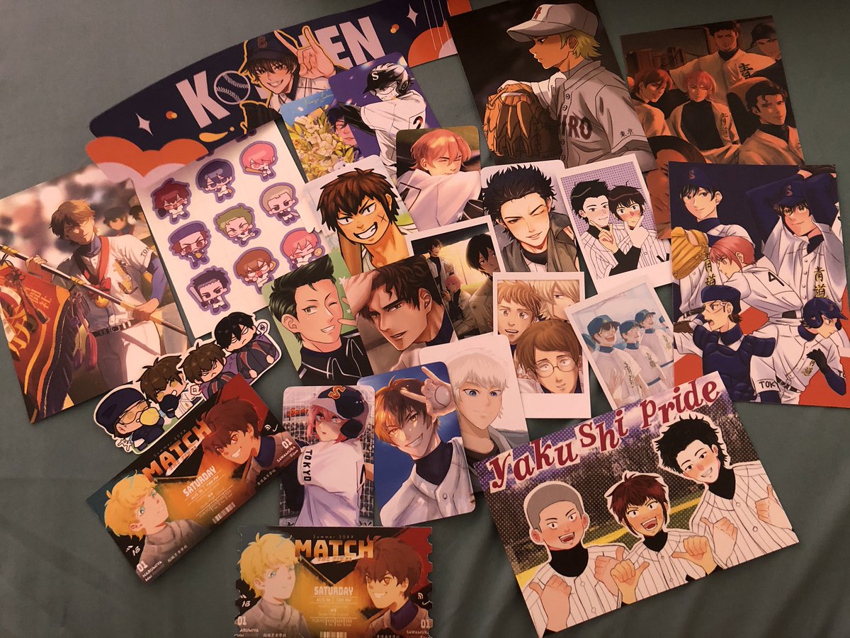 all the goods from <a href="/koshien_exhibit/">Koshien Exhibition</a>    ini sih ril sedekah😭🫶🏻