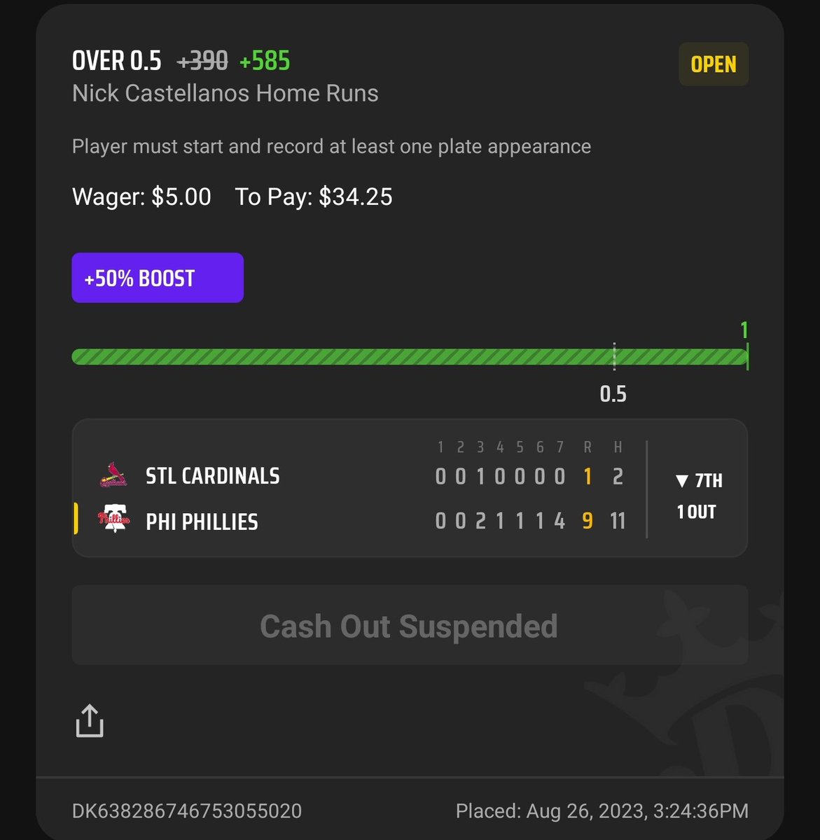 BeardedHrrrFn13's tweet image. Thank you Nick! #nickcastellanos #likeclockwork