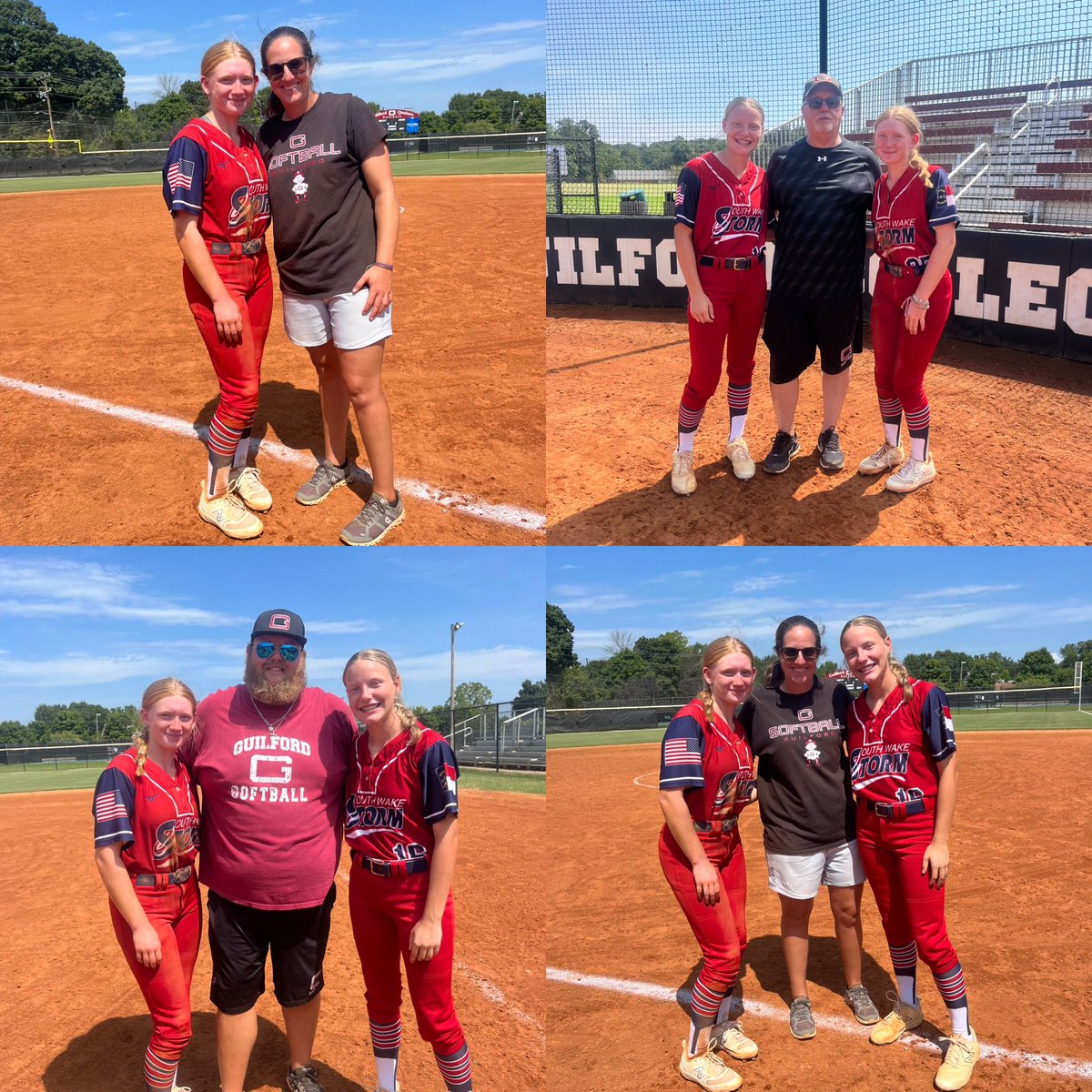 Thank you to Coach Shores, Coach Lamb and <a href="/Coach_Charissa/">Charissa Duncan</a> for a great camp at  Guilford College today!  Loved being there with my <a href="/swstorm_navy/">south wake storm navy</a> and <a href="/HsLadyhawks/">HS LadyHawks Softball</a> teammate <a href="/Kendall35132777/">Kendall Wallace</a> as well! <a href="/goquakers/">Guilford Athletics</a>