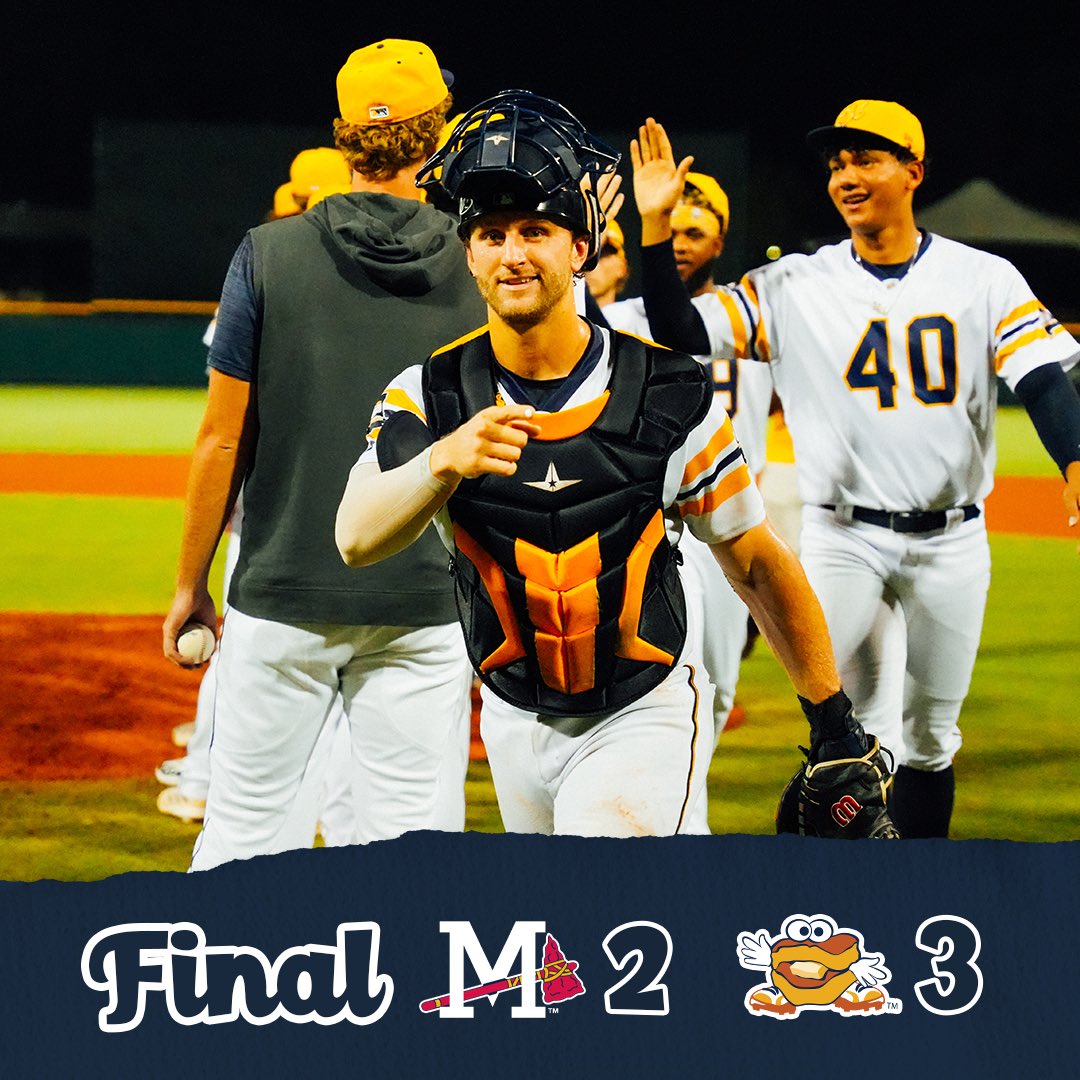 BiscuitBaseball's tweet photo. A win streak hits different when you’re at the top of the standings! #ButterUp 🧈

Thanks to all of the amazing fans that kept the ballpark energy high all game! https://t.co/5OLXWDe5SP