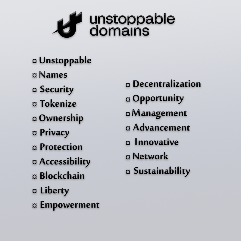 What do the letters UNSTOPPAABLE DOMAINS mean ?
let's find out !
🚀 Unlocking New Dimensions 🌐
That's what 'Unstoppable Domains' stands for! 🌟

if you love UD ❤️ and 🔄

#udfam #BLOCKCHAIN #Web3 #domainnames #Crypto #decentralized #Bitcoin #ToTheMoon