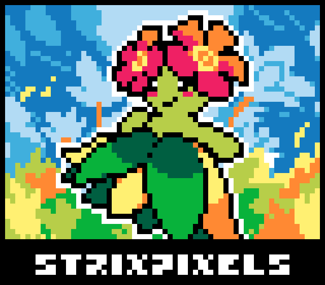 StrixPixels's tweet photo. Bellossom
3/159 Crown Zenith
Original Illustrator: Nagomi Nijo [@ABtena]

#pixelart #ドット絵 #像素画 #gameboy #pokemon https://t.co/Q2cVON5a32