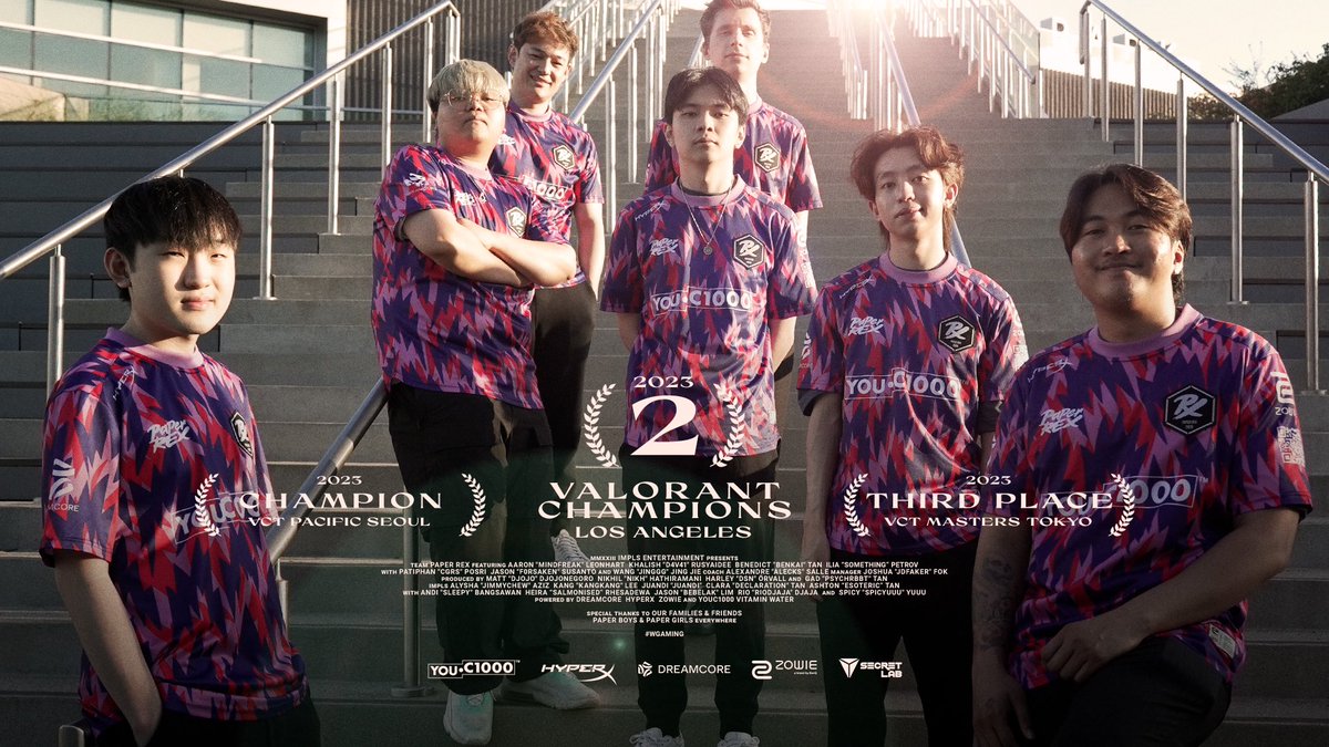 SometimeSomeJoy's tweet image. ถึงพวกนายไม่ได้ชูถ้วยแต่พวกนายคือที่หนึ่งสำหรับเรา 😊#PRXWIN #PPrxteam 
#WeLovePaperRex