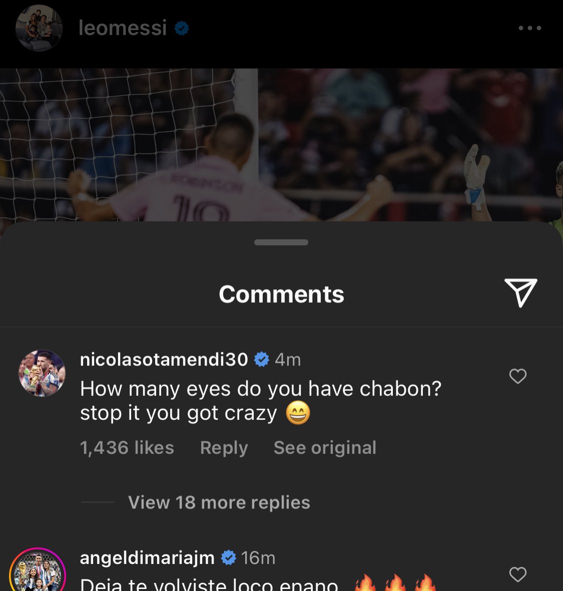 Otamendi asking the right question😭