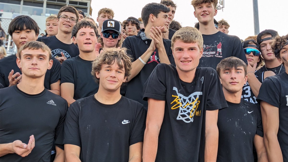 CRKennedyHigh's tweet photo. A great night for football, band, cheer and dance!!  Just awesome to be a Cougar! https://t.co/xsfLIlFGbH