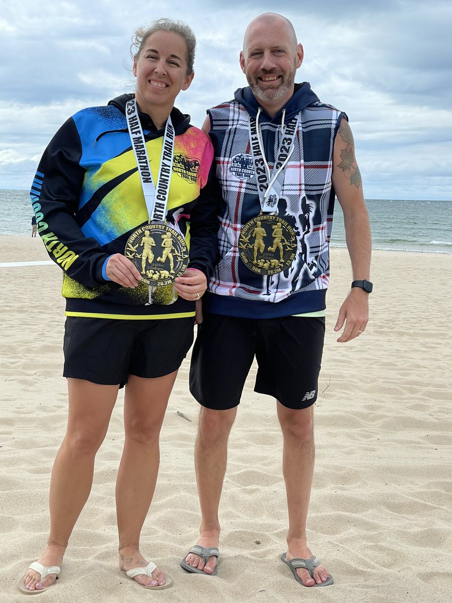 ThePepper24's tweet photo. North Country Trail Run 2023 in the books. Lots of fun and a great run as always but especially impressed with Landon’s mile time of 5:31! https://t.co/yQb23UZLPK