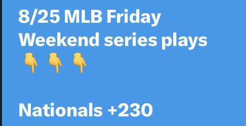 DollarsignMLB's tweet photo. #BOOM 7-3 +1188 Saturday 

12-6 +1618 this weekend 

Back at it tomorrow https://t.co/iS1TgjkGP2