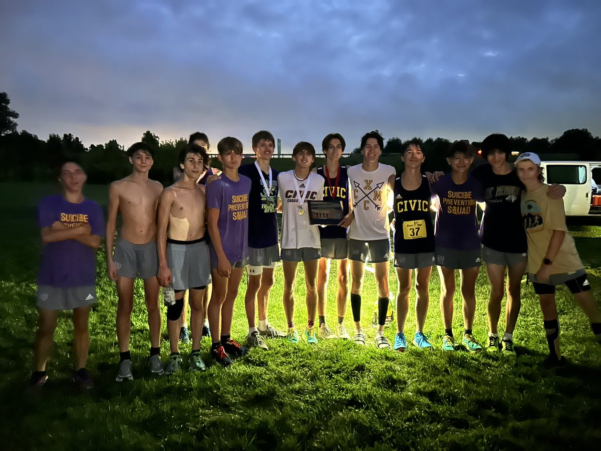 Congrats to the CM Boys for finishing first tonight at the CM Twilight Invite!