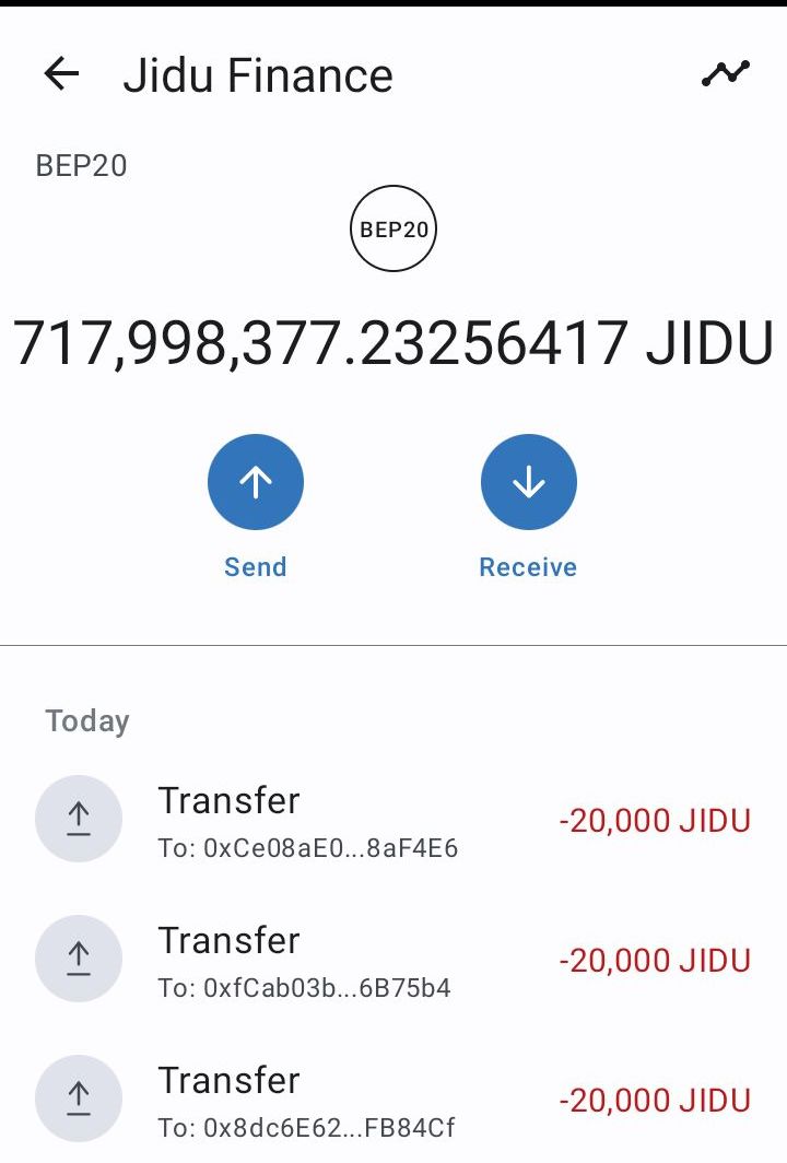JIDU Airdrop is Live!❤️

💰 Total rewards: 10M #JIDU Token
⏰ Deadline: 2023/8/30

👉 Tasks:
✅ All Task Compelserry
✅ Follow @JiduFinance
✅ RT &amp; Tag 3 friends
👉 Submit the BEP20 address
#Giveaway #AirdropAlert #Airdrop #Giveaways #JIDU #NFTs #Web3 #Bep20 #Binance