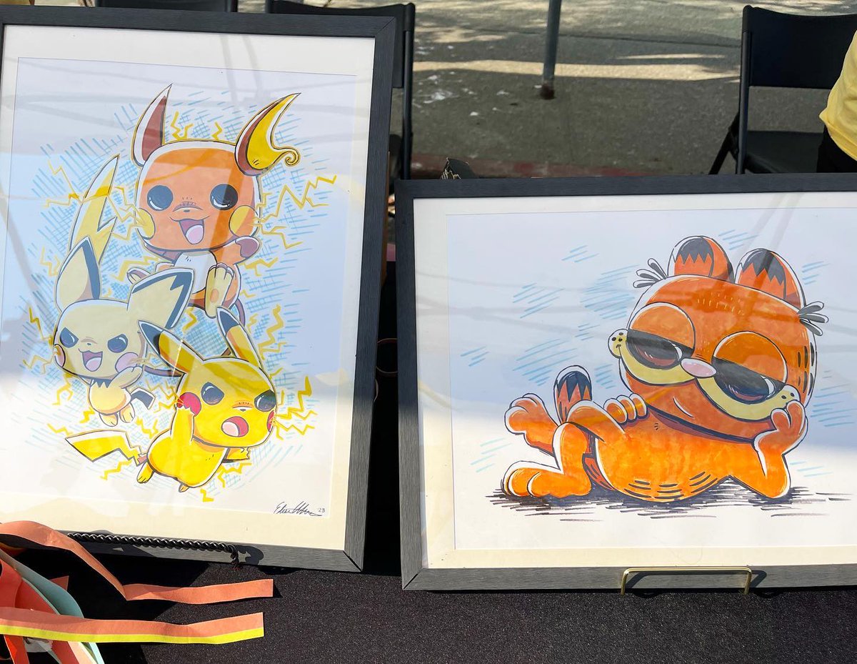 Some art I did up for #FunkoFunFest , these are being raffled off with proceeds to charity, so thank you to everyone who came by and entered the raffle!