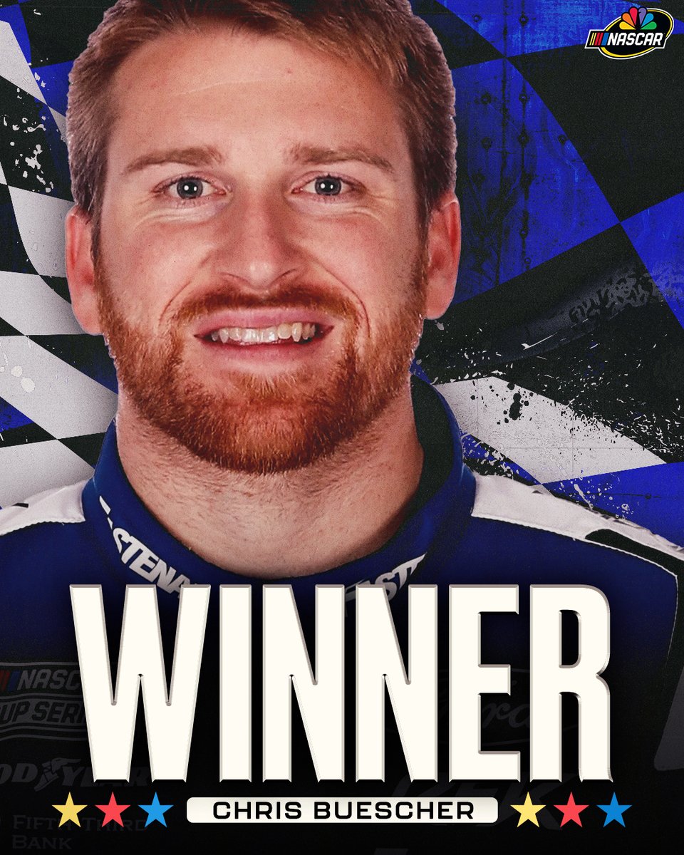 NASCARonUSA's tweet photo. REPOST to congratulate Chris Buescher!

WINNER at Daytona! #NASCAR https://t.co/71kLxqF36S