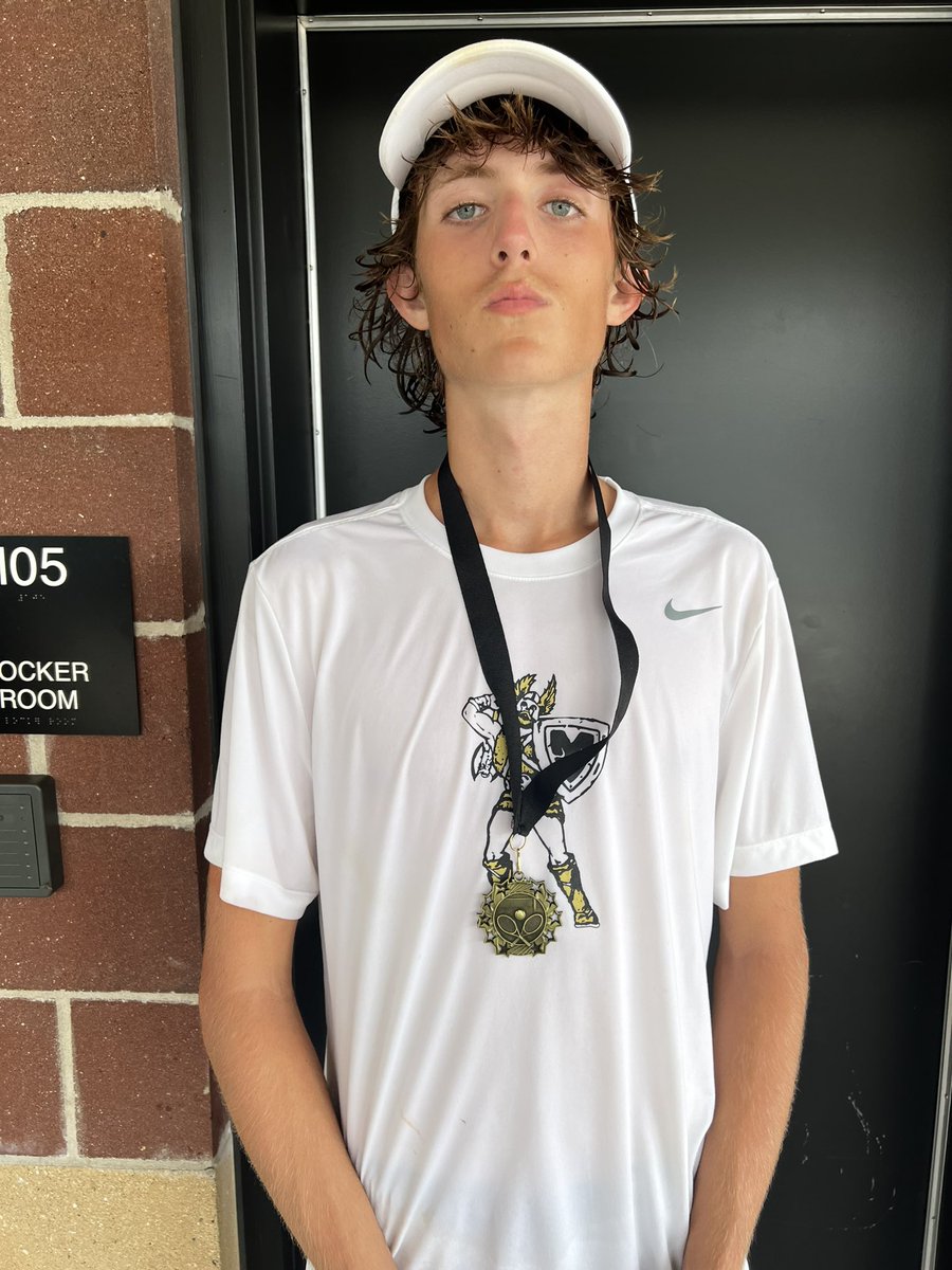 Adam Koon and Manny Downs finished as Champions of their flights (1 and 2 Singles). And Owen Daugherty gets his first varsity win of his young career!

#RiseAsOne