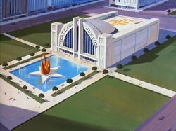 4StarPattonII1's tweet photo. @EMPDL @Culture_Crit @Cernovich Cincinnati Museum Center, originally Union Terminal, was used as the design for the Justice League headquarters Hall of Justice. https://t.co/mg06q59x5J