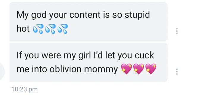 love getting messages like this 😏 https://t.co/JdtbW592Vl