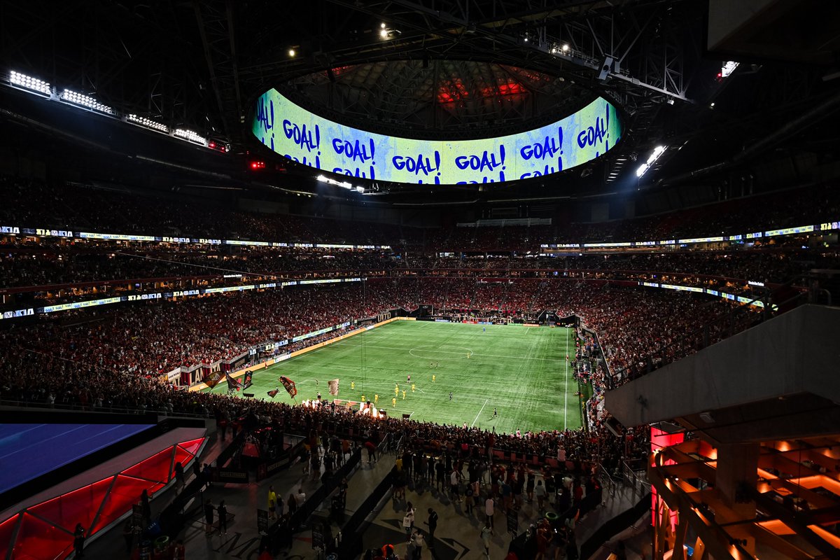ATLUTD's tweet photo. At least they can put on their sad country songs for the ride home 🤠 https://t.co/jOoZpGsLau