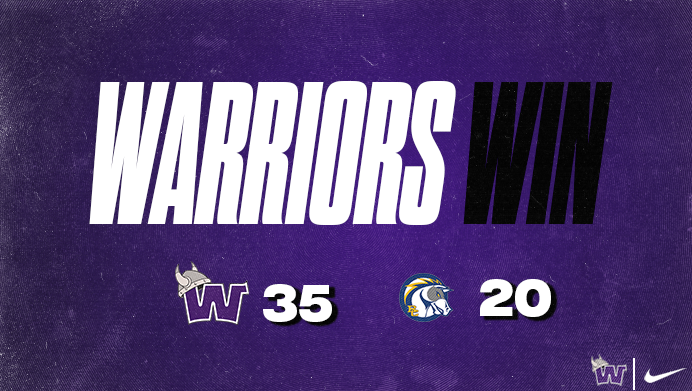 wu_football's tweet photo. Handled adversity and found a way to win. 
@CoachChapaWUDB earns his first win as our head coach. 
#WIN https://t.co/lCyf6rBqAe