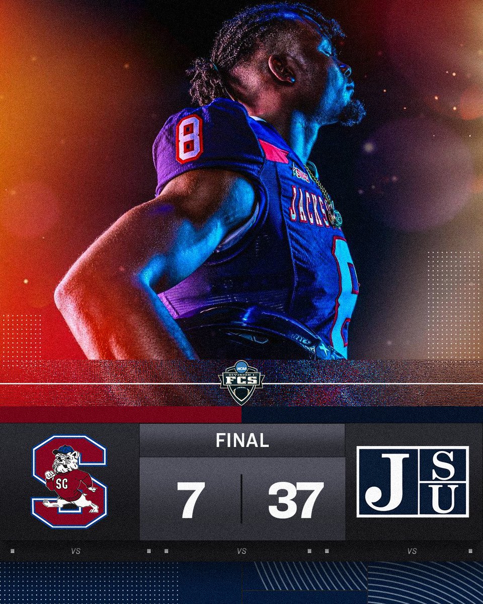 Jackson State is the winner of the 2023 MEAC/SWAC Challenge❗️

<a href="/gojsutigersfb/">Jackson State Football</a> defeats <a href="/SCState_Fb/">South Carolina State Football</a>, 7-37.

#FCS