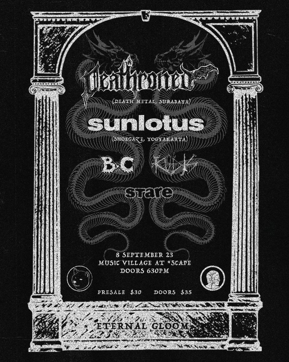 stareband's tweet photo. our 3rd show is next month 8th Sept with Shoegaze Lords @LoudSunlotus &amp; Deathmetal Creators Deathroned hosted by @dogswain &amp; Neural Damage
📷: @ Eng.Ngee on IG https://t.co/bHMKTNv9Z1