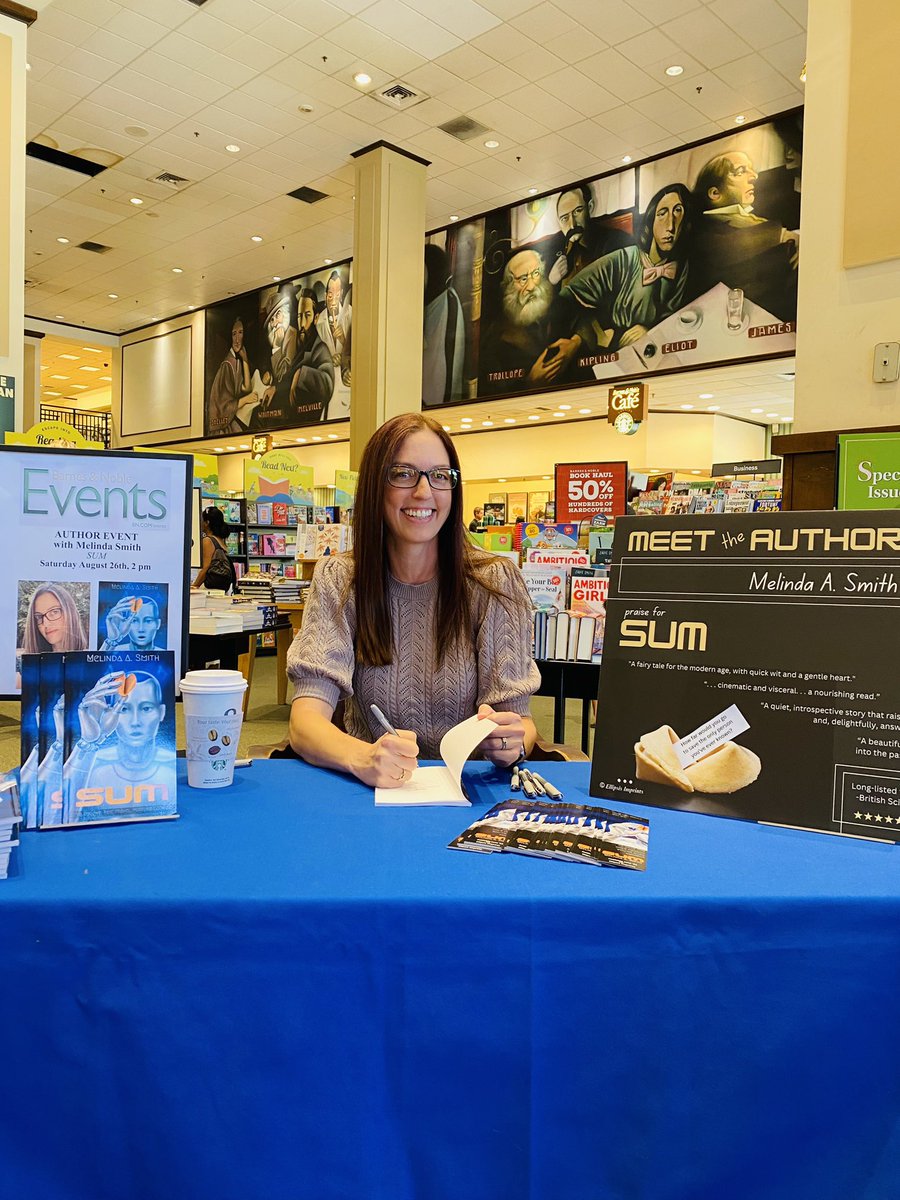 Had a great time at my first ever author signing!! What a trip!