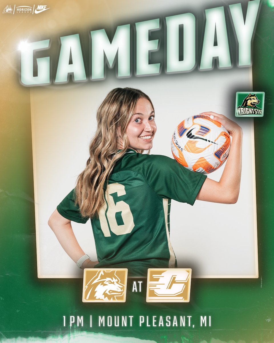 Gameday up North. Let's get it‼️

🆚 Central Michigan
⏰ 1 p.m.
📍 Mount Pleasant, MI
🏟 Central Michigan Soccer Complex
📺 bit.ly/45LLfWR
📊 bit.ly/3OR4mIc

#RaiderUP | #RaiderFamily