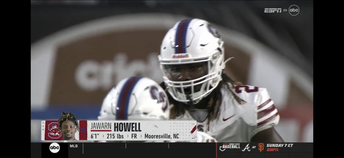 phaberkamp's tweet image. Not the outcome we hoped for on the game, but it was absolutely amazing to see our guy @HowellJawarn tote the rock for @SCState_Fb on ESPN/ABC. 

@Mooresville_FB Alumni

#TeamBeastmode 
#TheRBRoom
