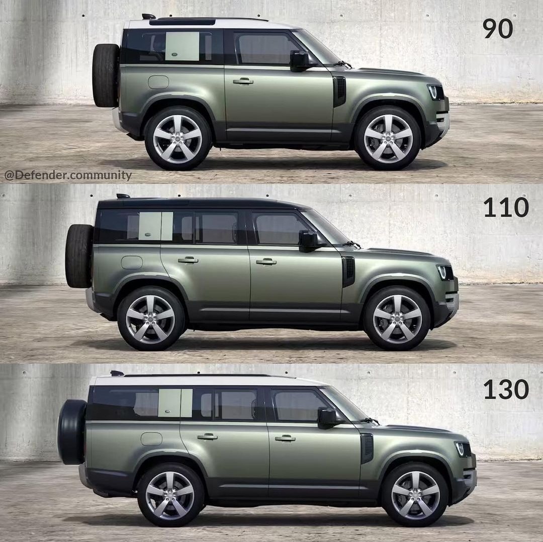 SangKip4's tweet photo. Defender 90 , 110 or 130? https://t.co/31WZYfurCD