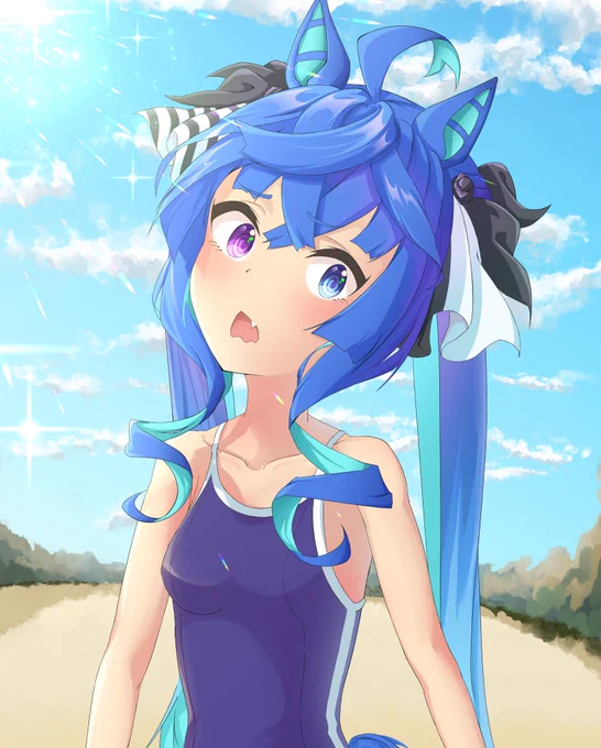 #ツインターボ 今日も外が暑いね〜 