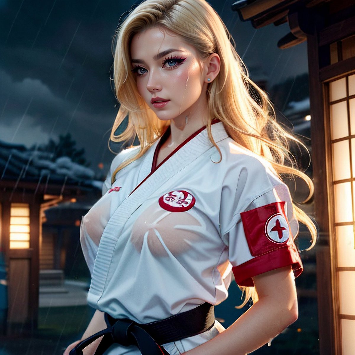 Dissonant_AI's tweet image. Sensei, why do we always train outside when it&apos;s raining? 

For #MartialAIrtist x @alexferrart3D 

#AIwaifu #AIgirl #waifudiffusion #anime #AIArtwork #stablediffusion