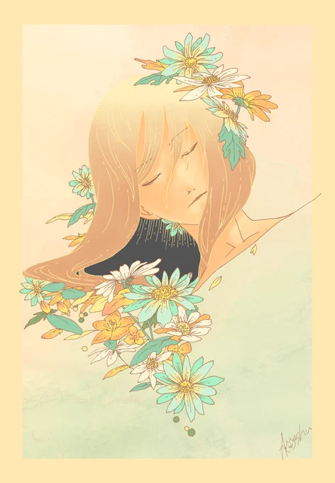 春忌#イラスト #絵かきさんと繋がりたい 