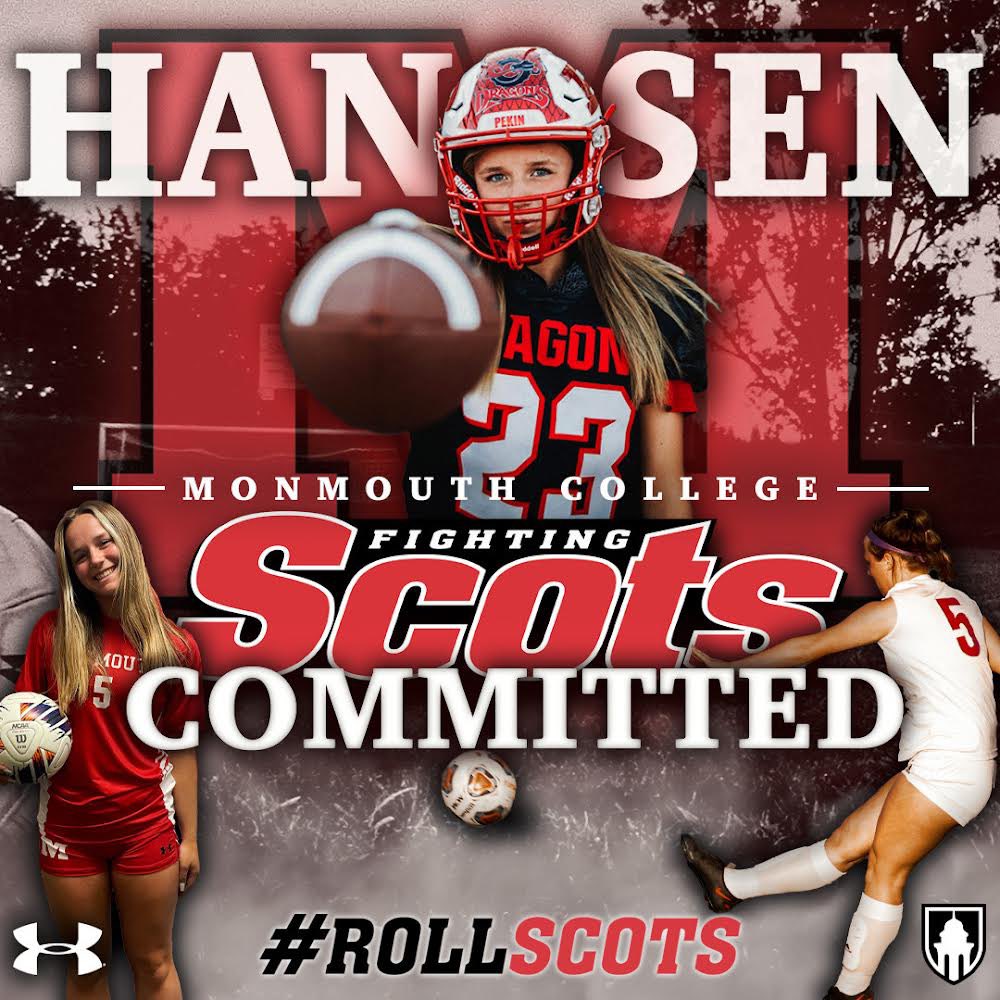 I am excited to announce my verbal commitment to continue my academic and athletic career playing Football and Soccer at Monmouth College! I am so grateful for this opportunity and would not be here without the support of the Pekin Football/Soccer programs and fans. I want to…
