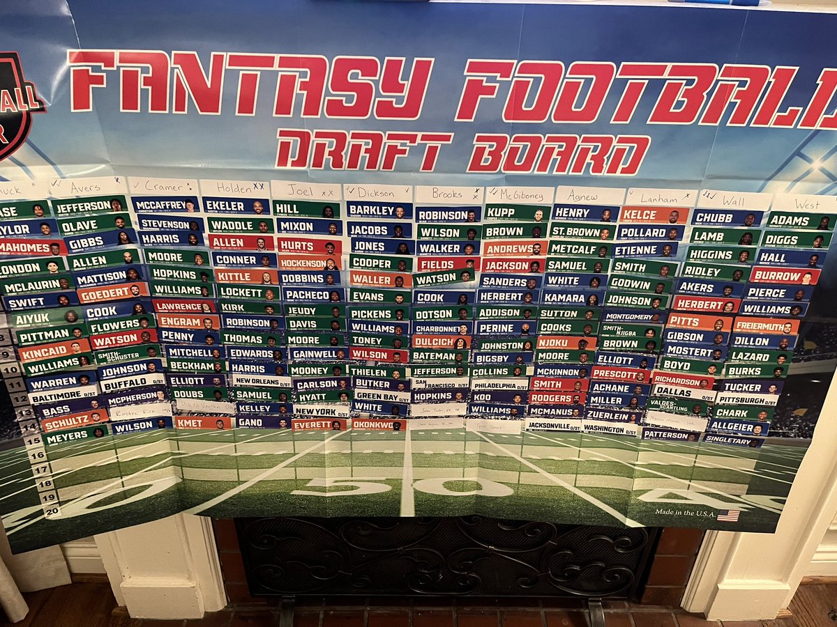 TheOfficialFFF's tweet photo. Draft in the books. Great group of guys. Even better start to the season. https://t.co/varLWw7Z1T