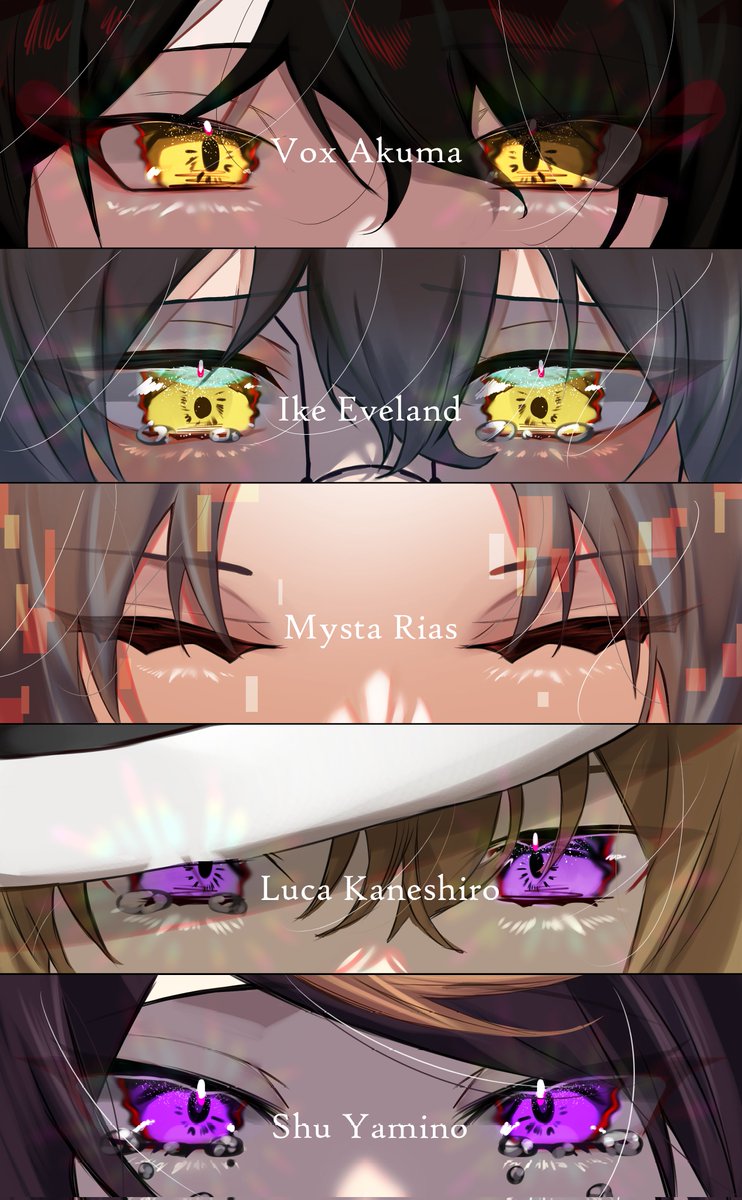 shiika0225's tweet photo. #GOODBYEMYSTA 
We are Luxiem.
#MystArt #Akurylic #Ikenograghy #drawluca #YaminoArt https://t.co/YfcyJoqxHV